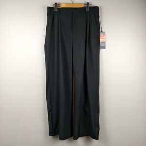 NWT Kyodan Outdoor Causal Pants Black womens L Athleisure Comfort Light Wide Leg